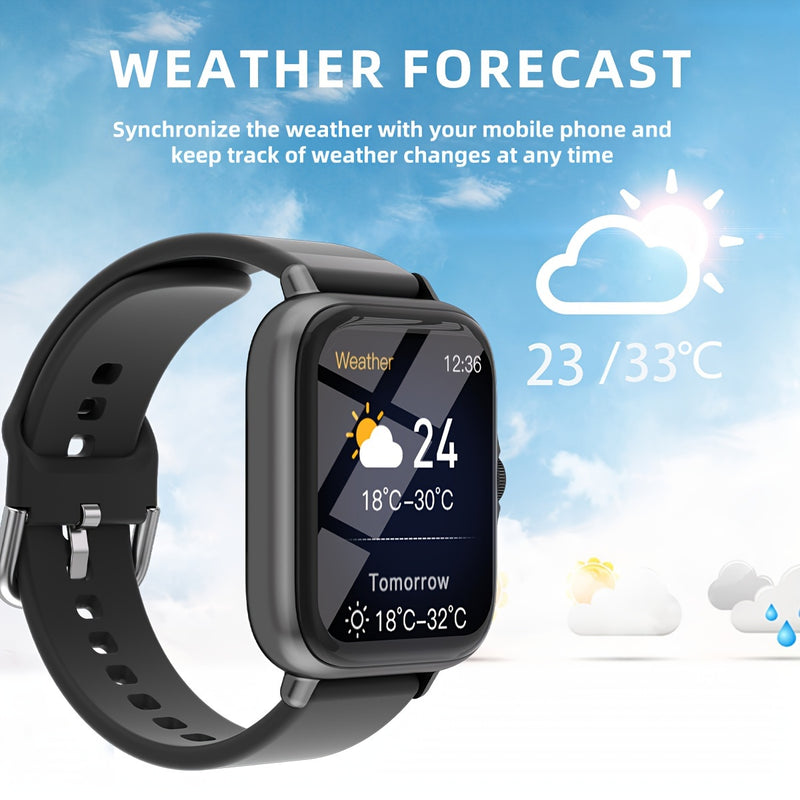 Waterproof Smart Watch, Full Touch Screen Display