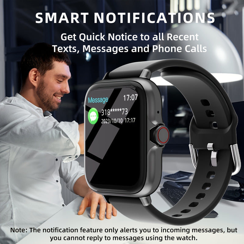 Waterproof Smart Watch, Full Touch Screen Display