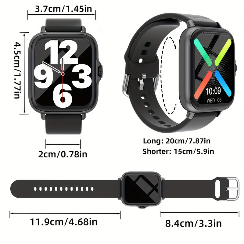 Waterproof Smart Watch, Full Touch Screen Display